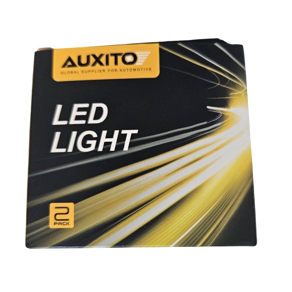 Auxito LED 2-Pk Headlight Bulbs 9005/HB3 6500K White CSP Chips 50000H